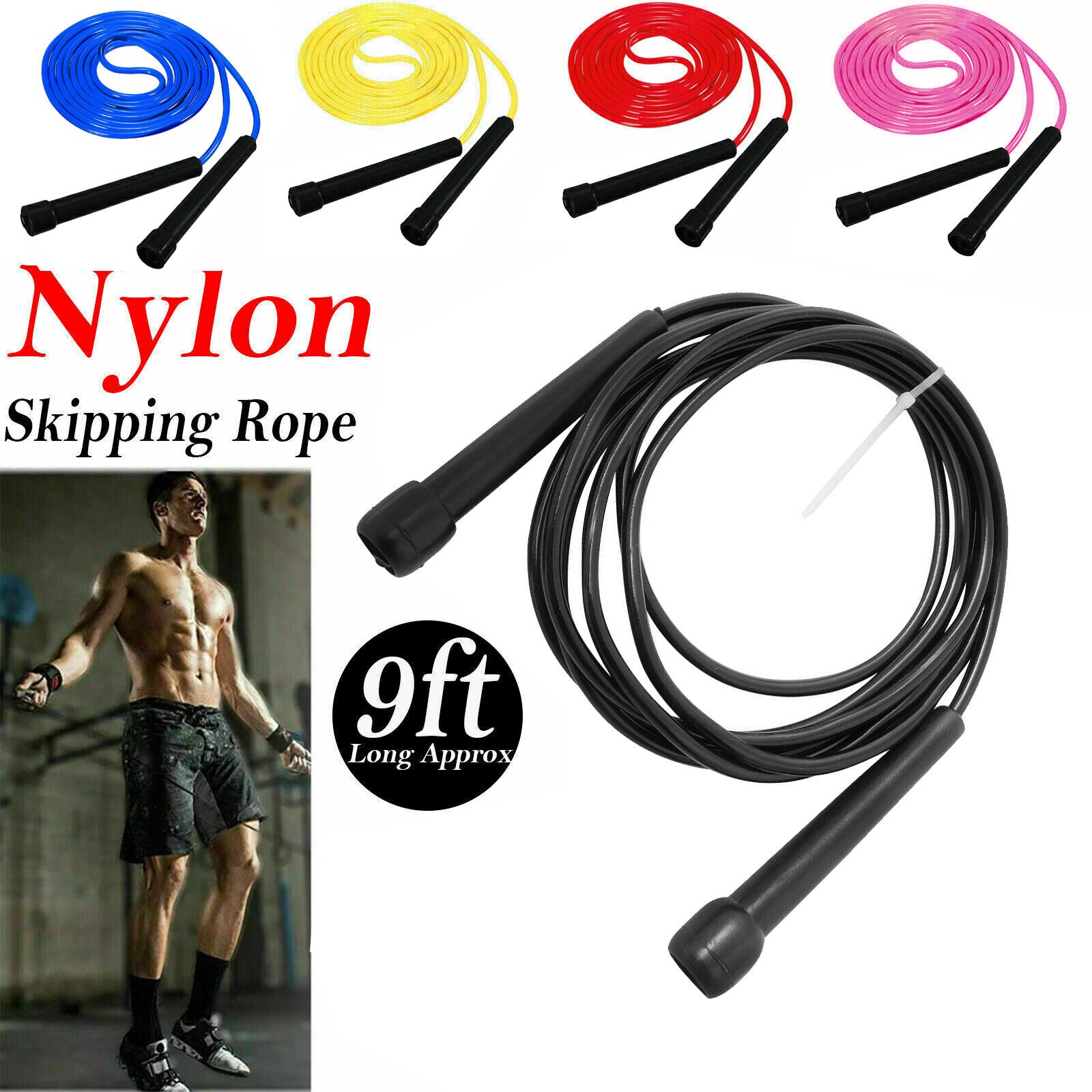 Professional Jump Rope for Speed Training - Ideal for Boxing, Gym Fitness, and Workouts for Adults and Kids